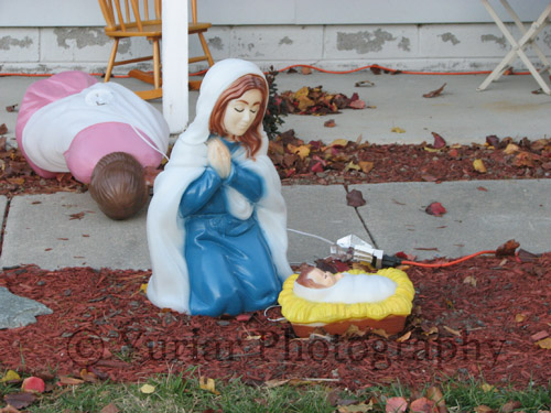 Mary, the single mom?