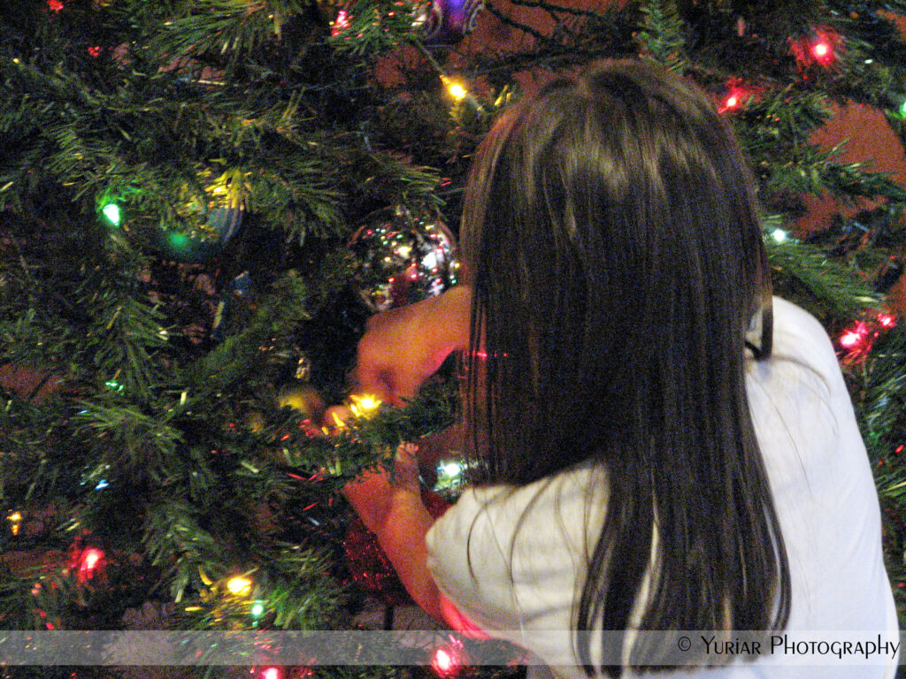 Decorating the tree