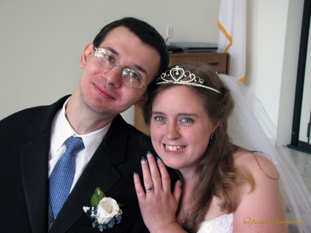 Taken at the reception.