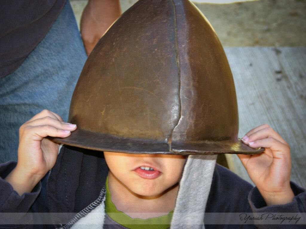 BigBoy gets lost in a helmet