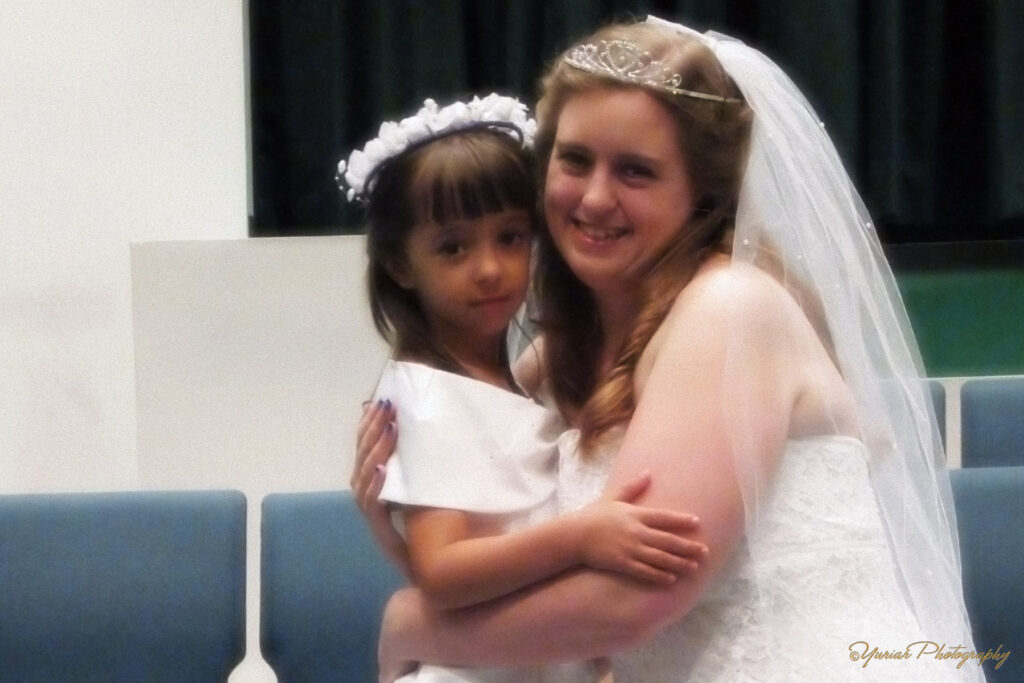 Bride & Flower Girl