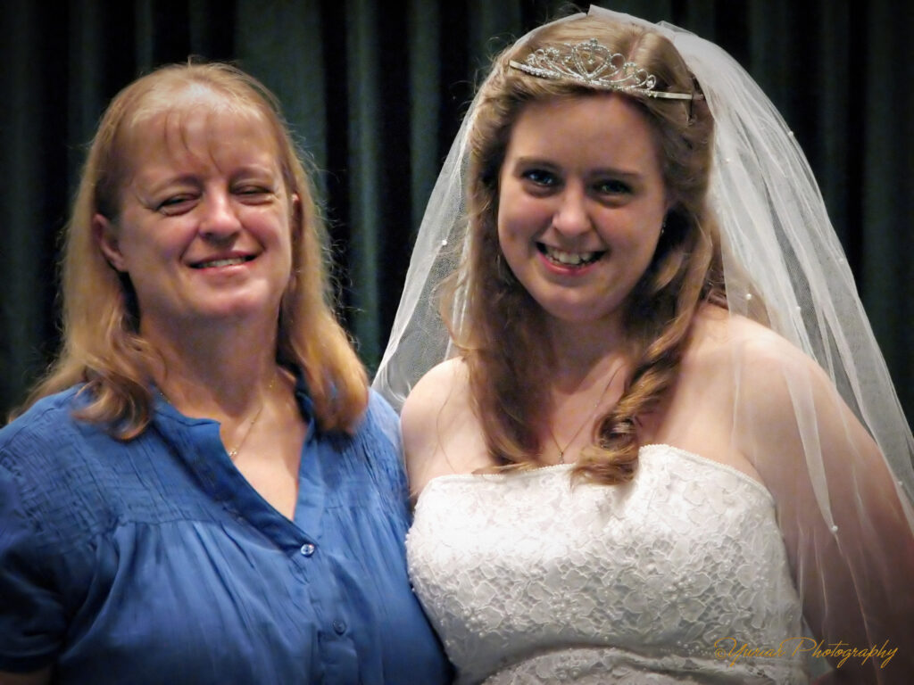 Bride and Mom