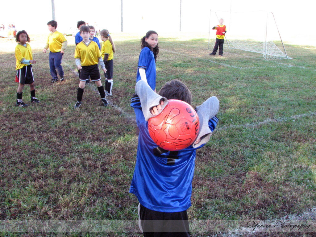 GeekBoy throws in the ball