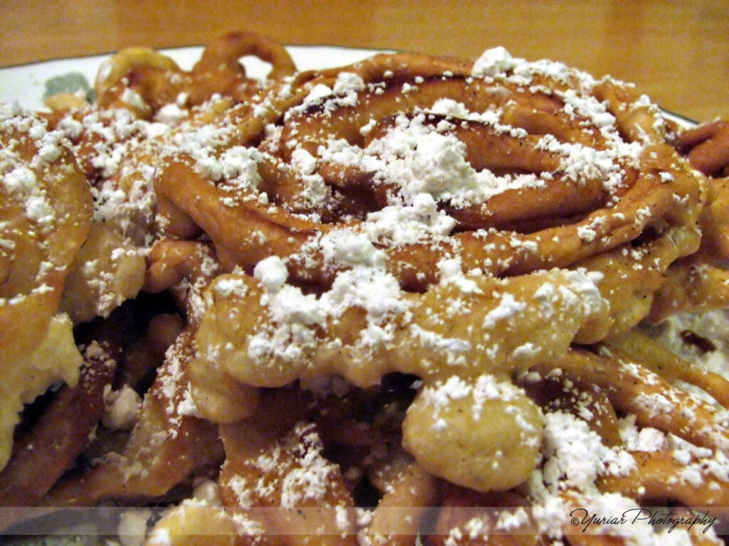 Home made funnel cake