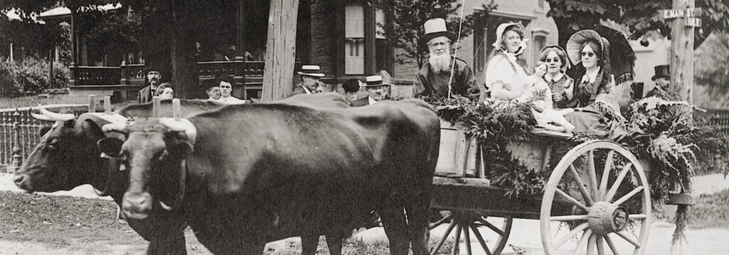 Jacob Hardenburg & his Oxen