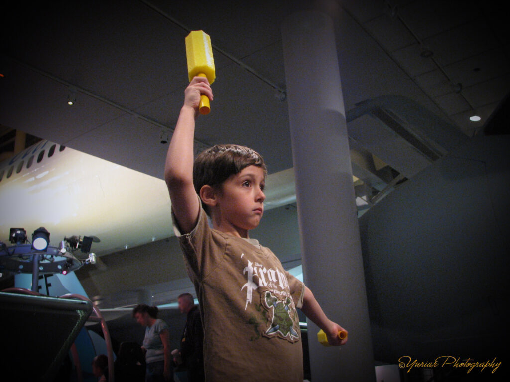 Trying out the “Launch a plane” interactive video