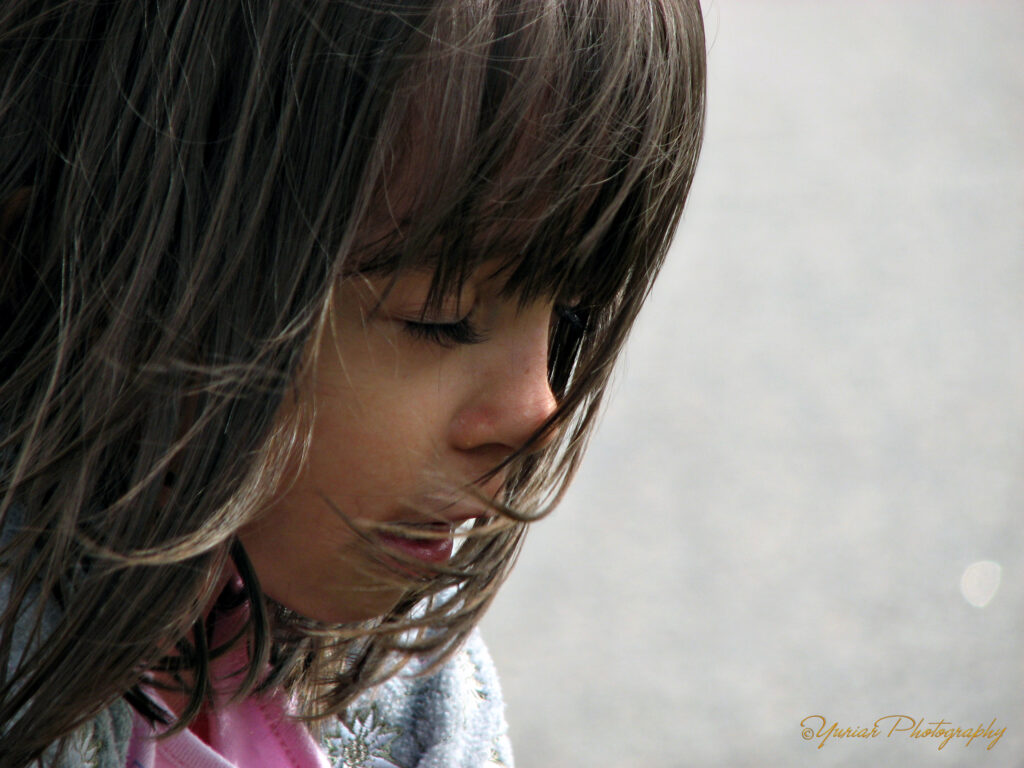 Windblown beauty